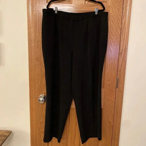 Focus 2000 Women's Black Career Pants 24W 3X Stretch 31" Inseam